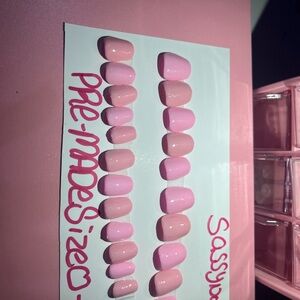 Sassy Pink Press-On Nails